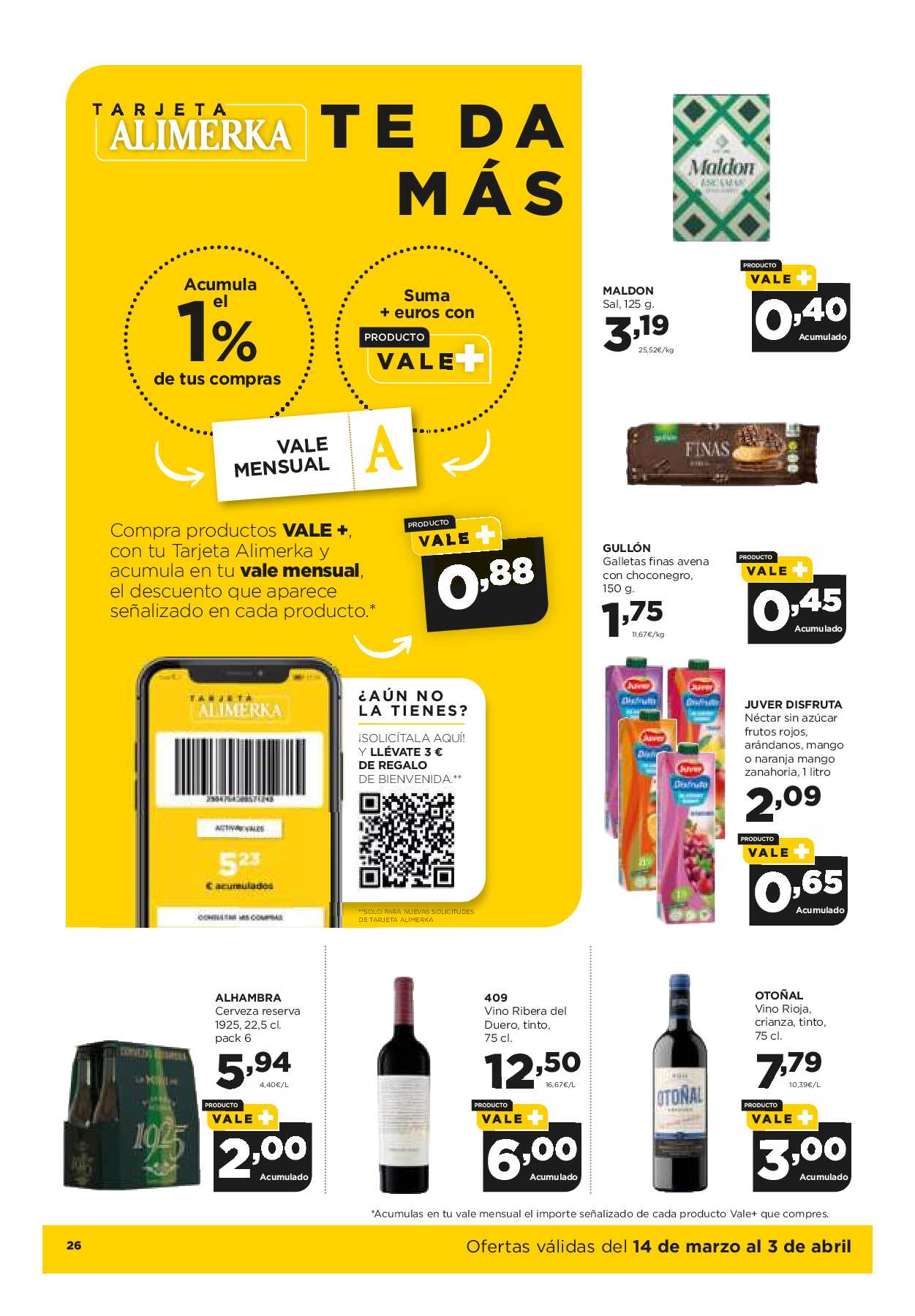 Ofertas quincenales Alimerka. Página 26