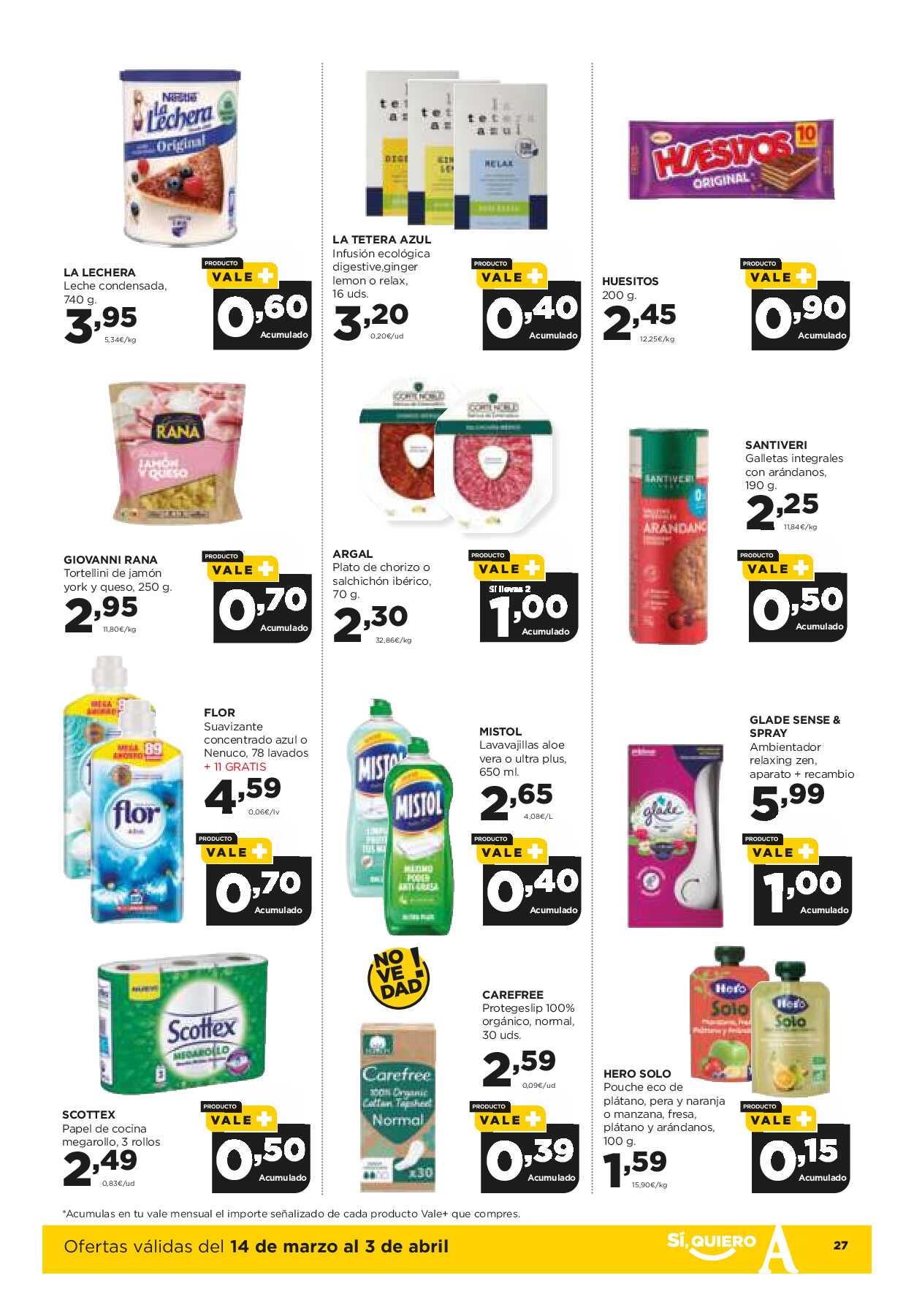 Ofertas quincenales Alimerka. Página 27