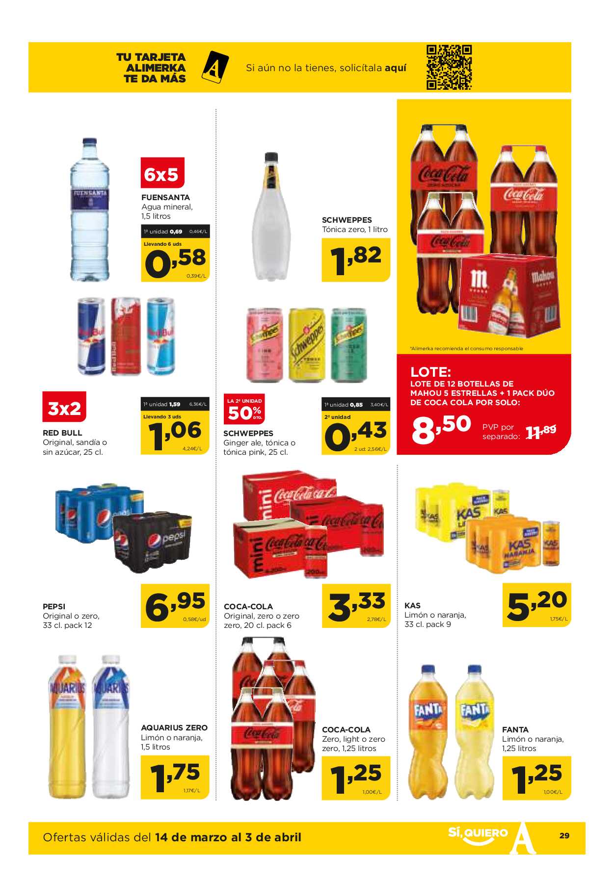 Ofertas quincenales Alimerka. Página 29