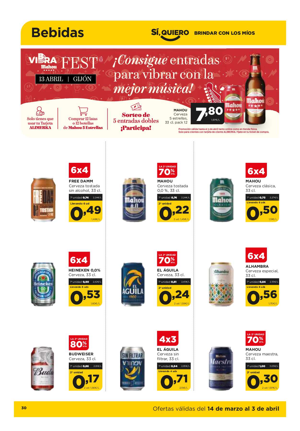 Ofertas quincenales Alimerka. Página 30