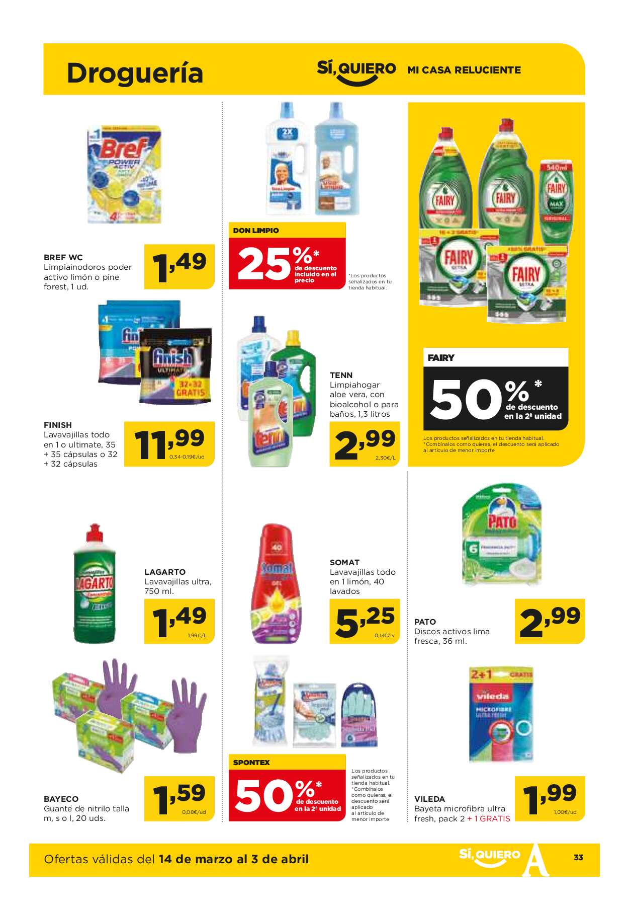 Ofertas quincenales Alimerka. Página 33