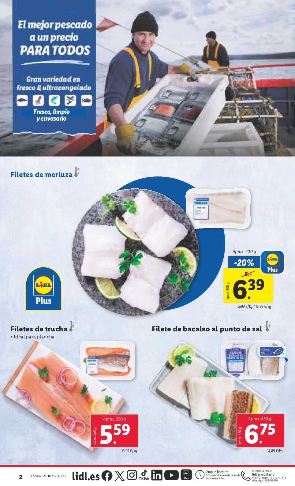 Folleto semanal Lidl. Página 02