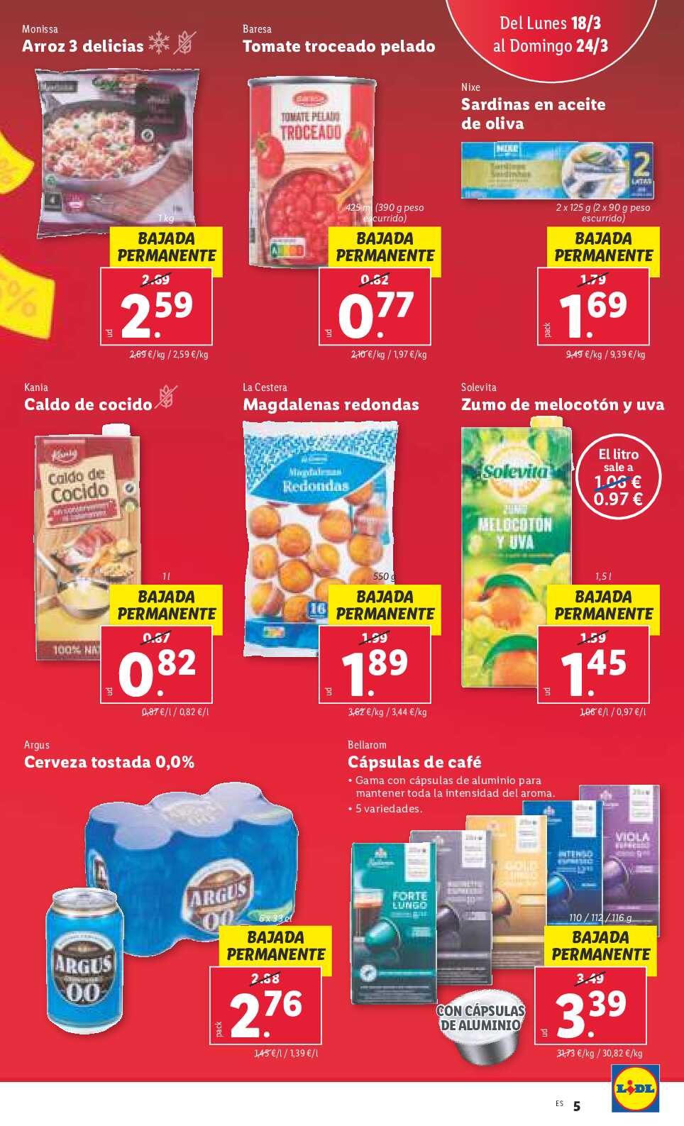 Folleto semanal Lidl. Página 05