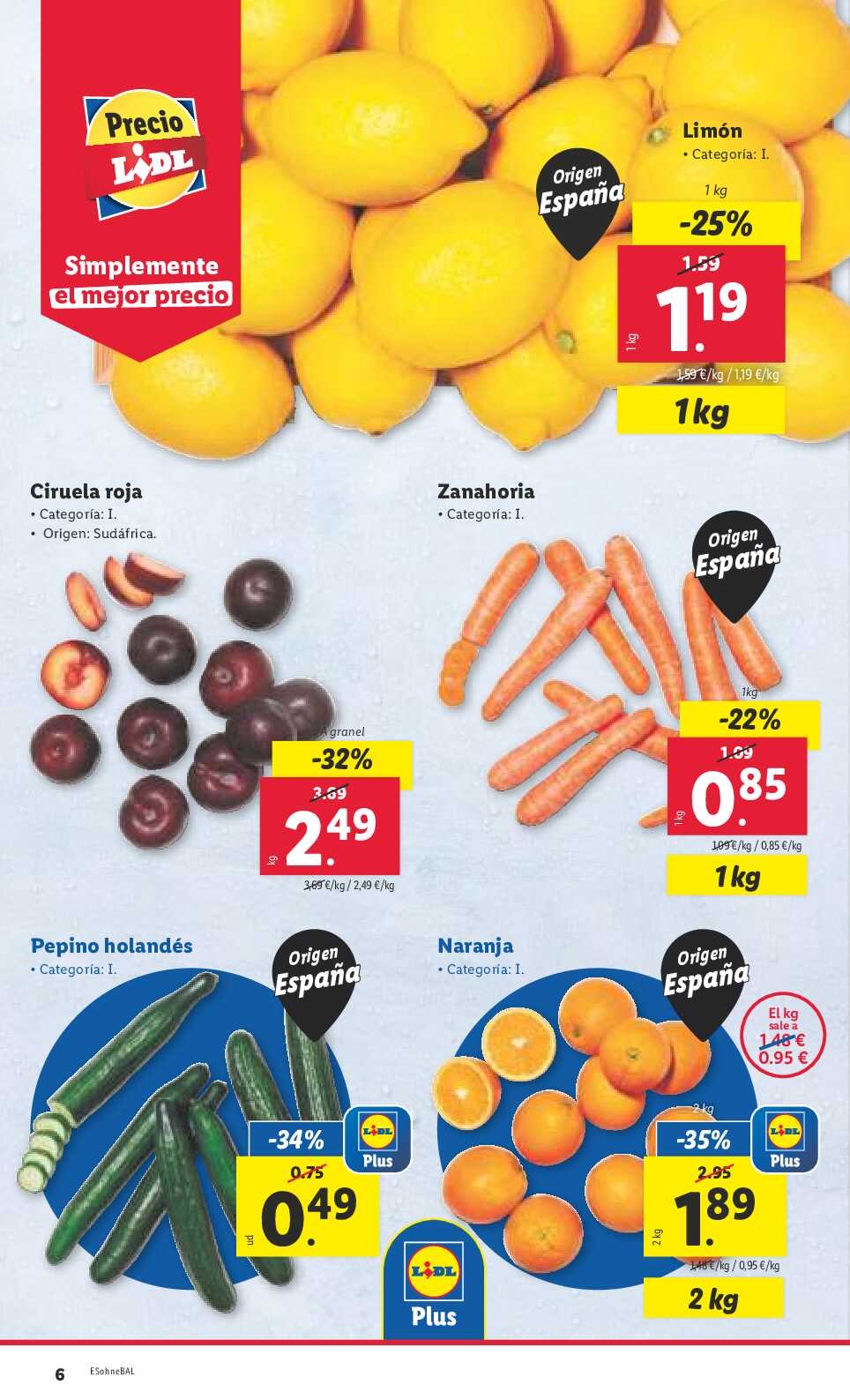 Folleto semanal Lidl. Página 06