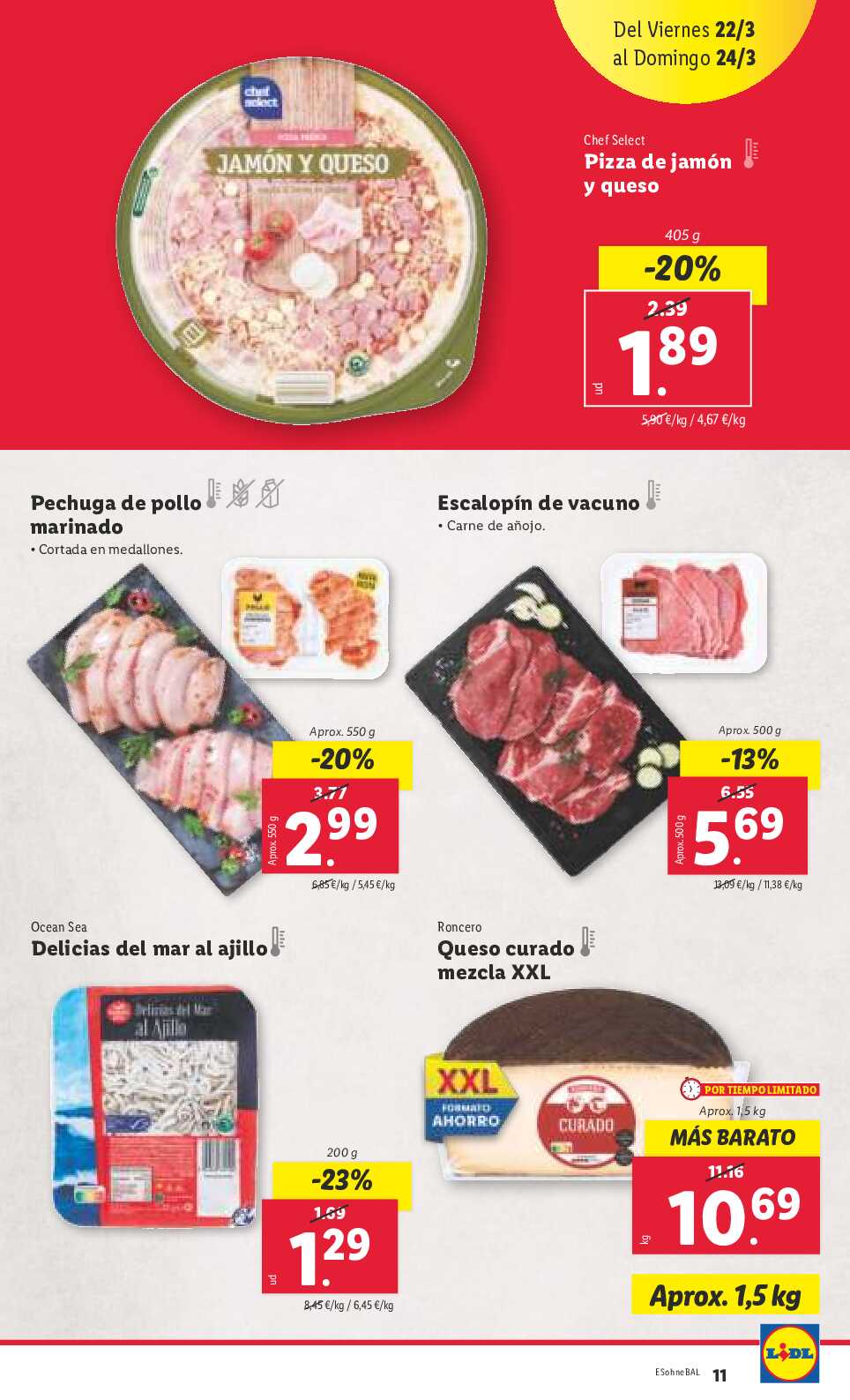Folleto semanal Lidl. Página 11