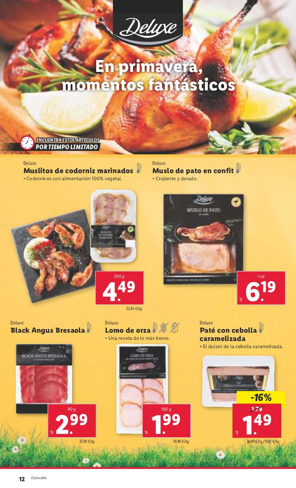 Folleto semanal Lidl. Página 12