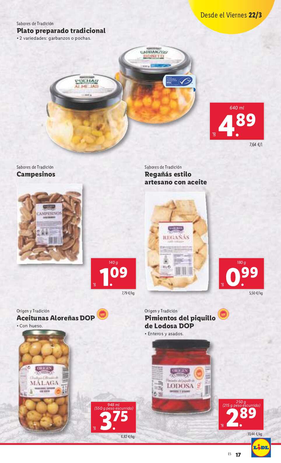 Folleto semanal Lidl. Página 17