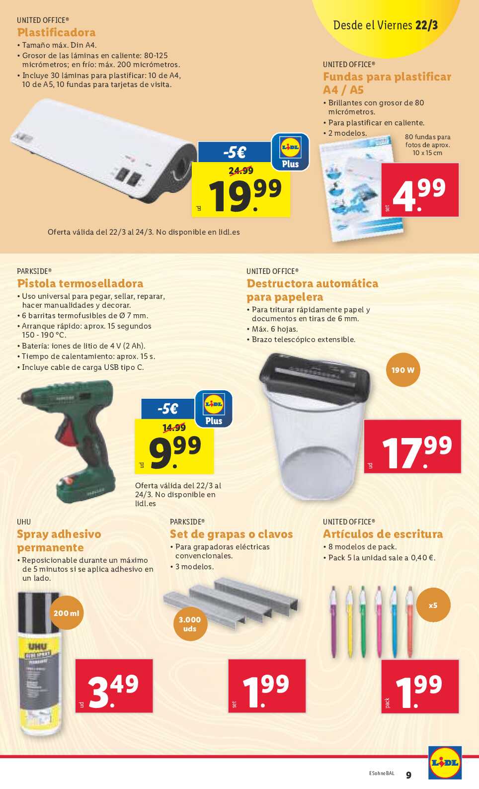 Folleto semanal Lidl. Página 35