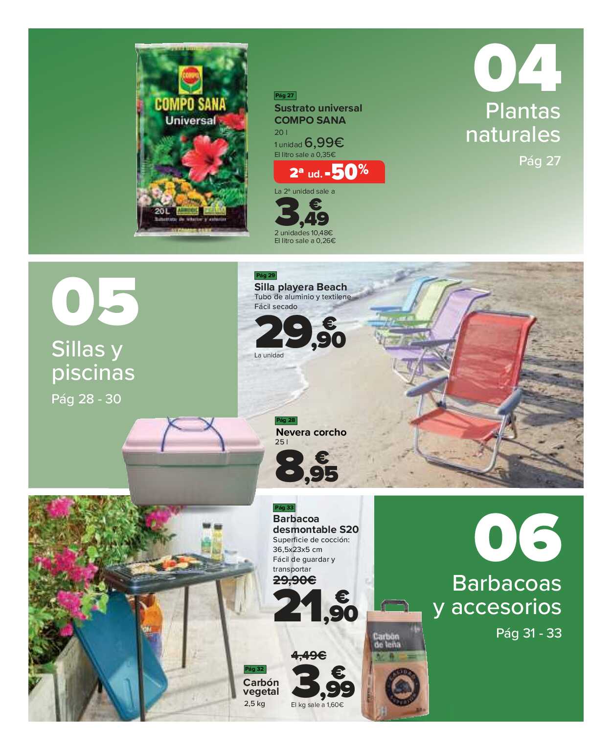 Ofertas de jardín Carrefour. Página 03