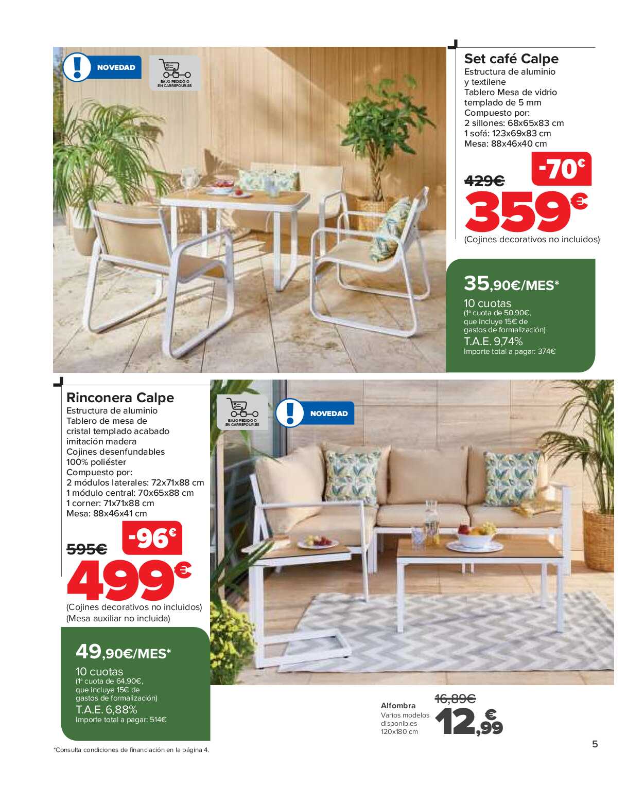 Ofertas de jardín Carrefour. Página 05