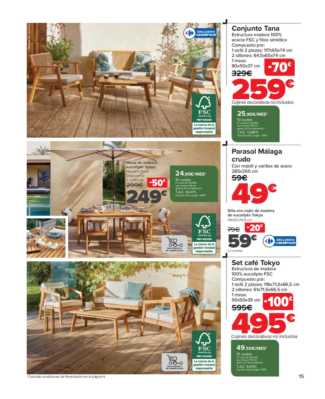Ofertas de jardín Carrefour. Página 15