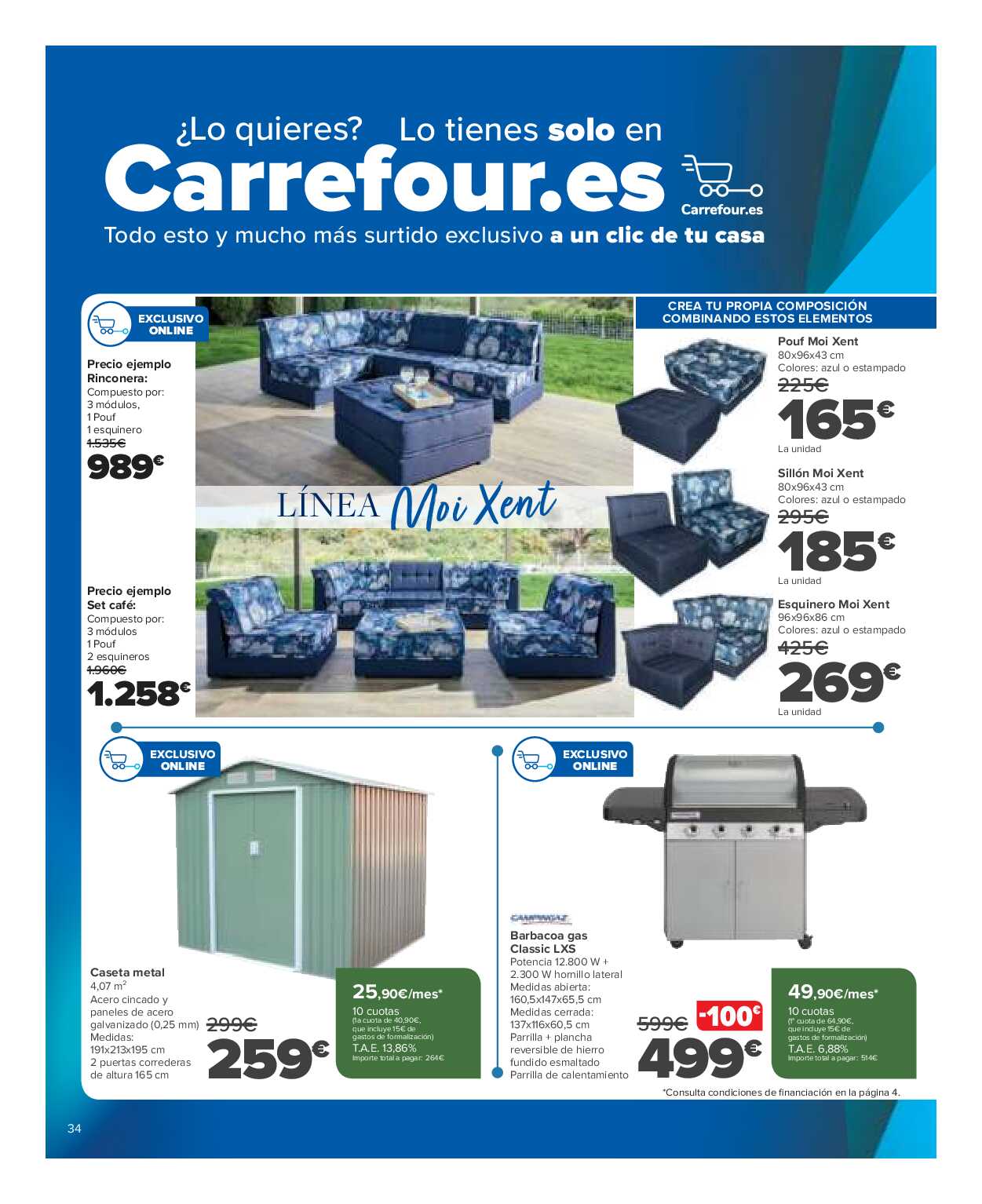 Ofertas de jardín Carrefour. Página 34