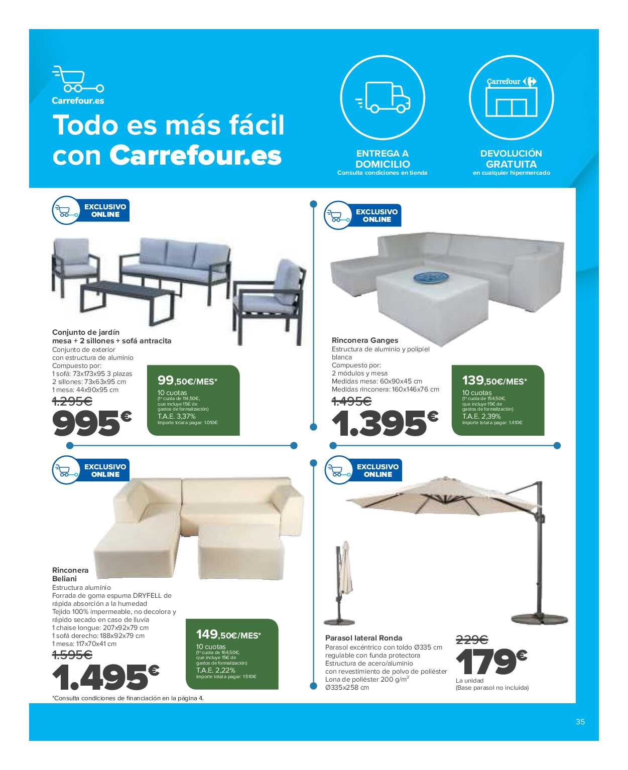 Ofertas de jardín Carrefour. Página 35