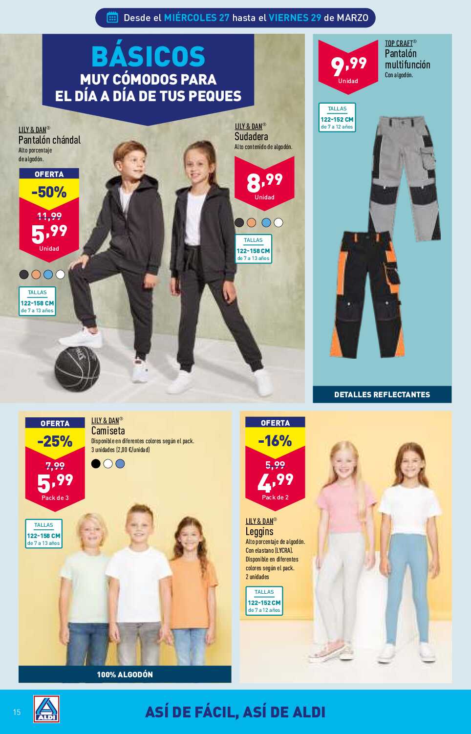 Folleto semanal Aldi. Página 15