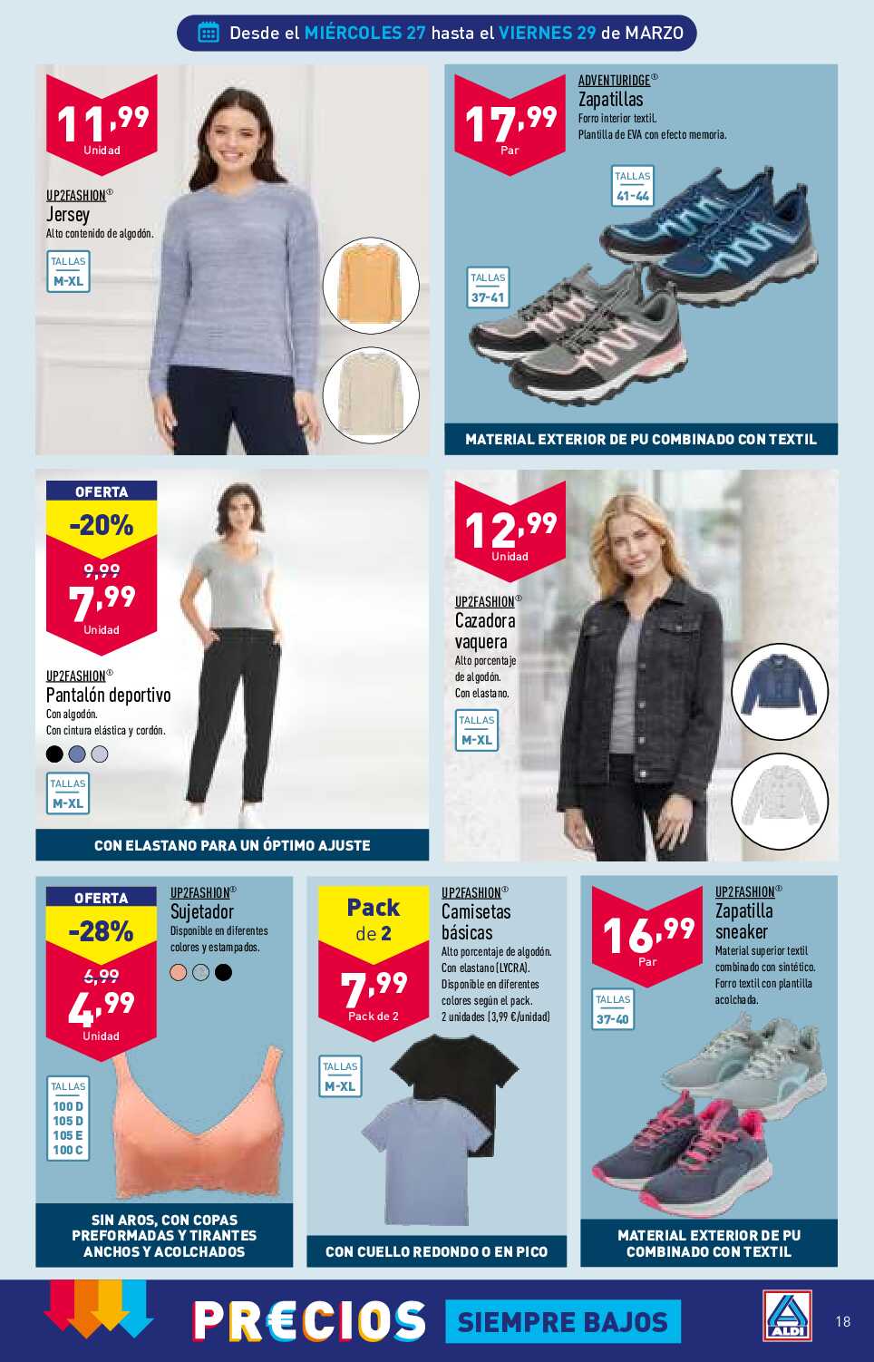 Folleto semanal Aldi. Página 18