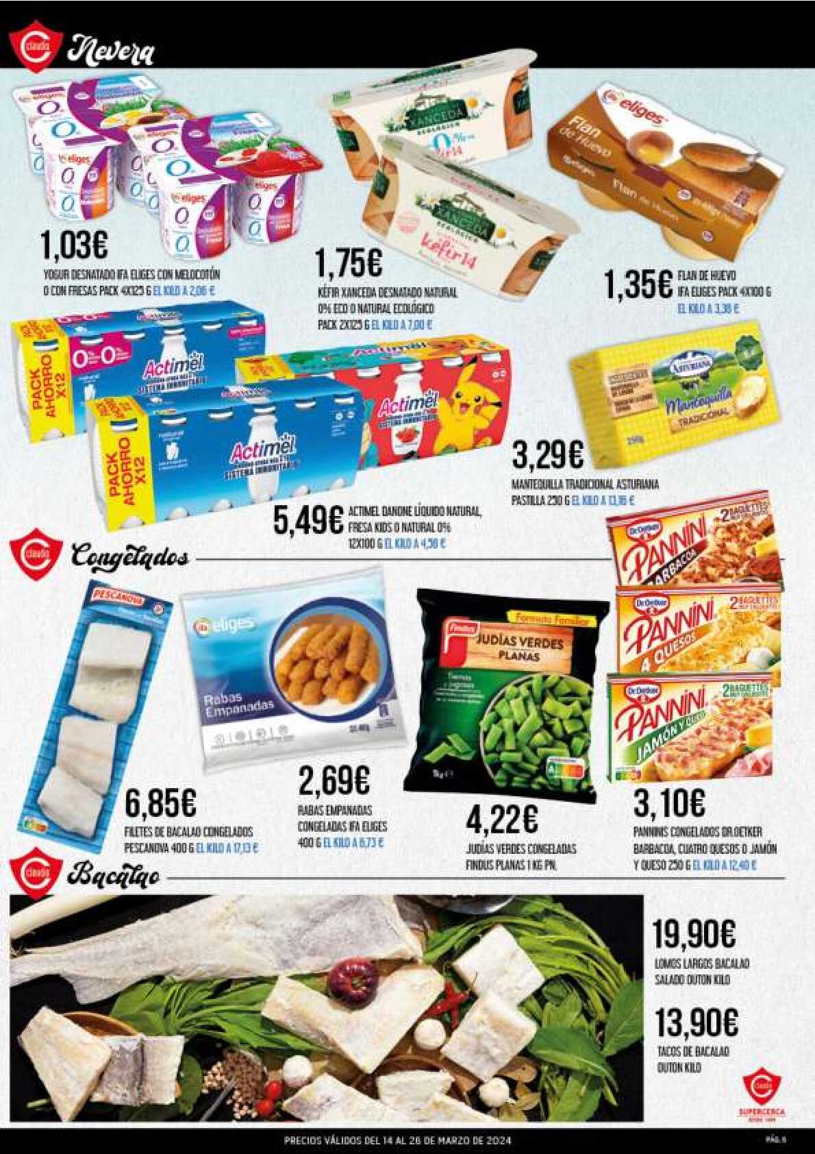 Folleto quincenal Supermercado Claudio. Página 05