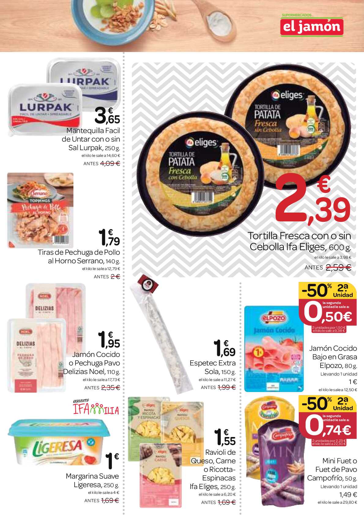 Folleto mensual El Jamón. Página 19