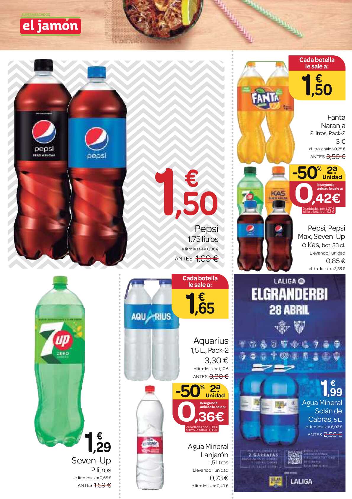 Folleto mensual El Jamón. Página 28