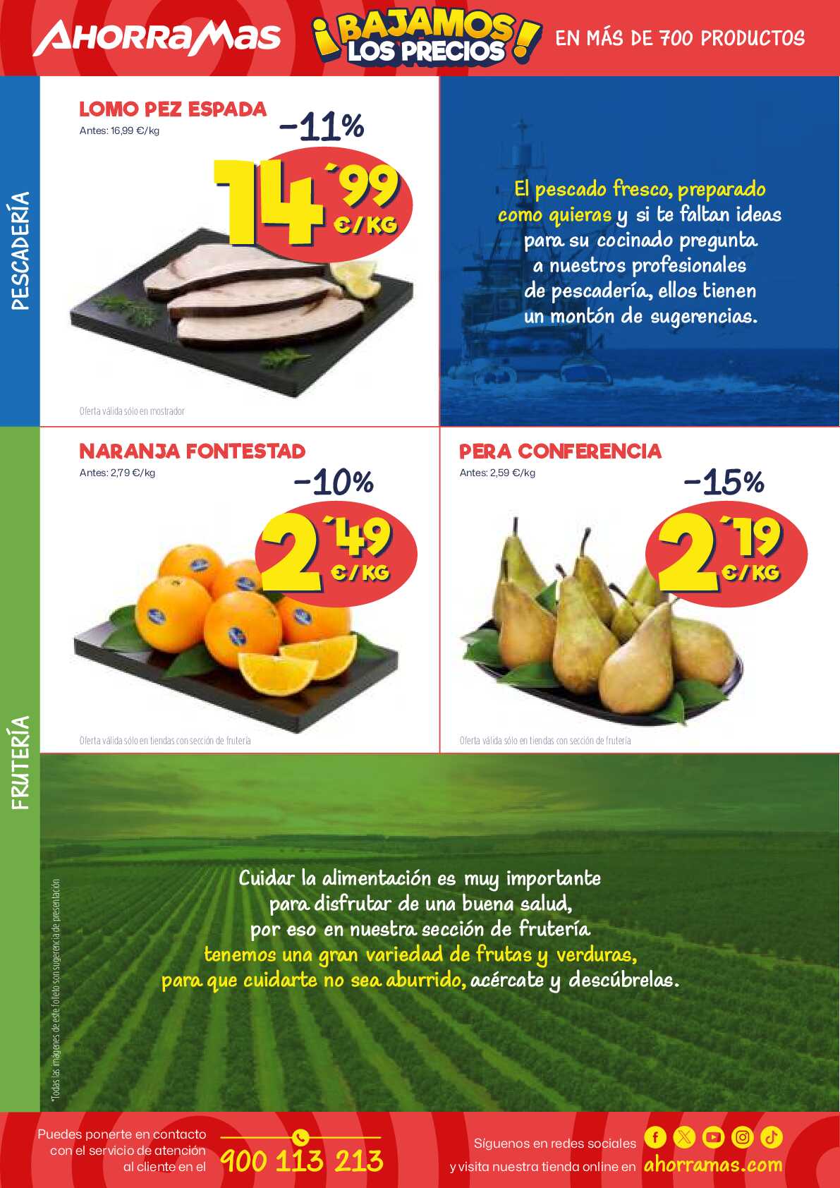 Folleto semanal Ahorramas. Página 02
