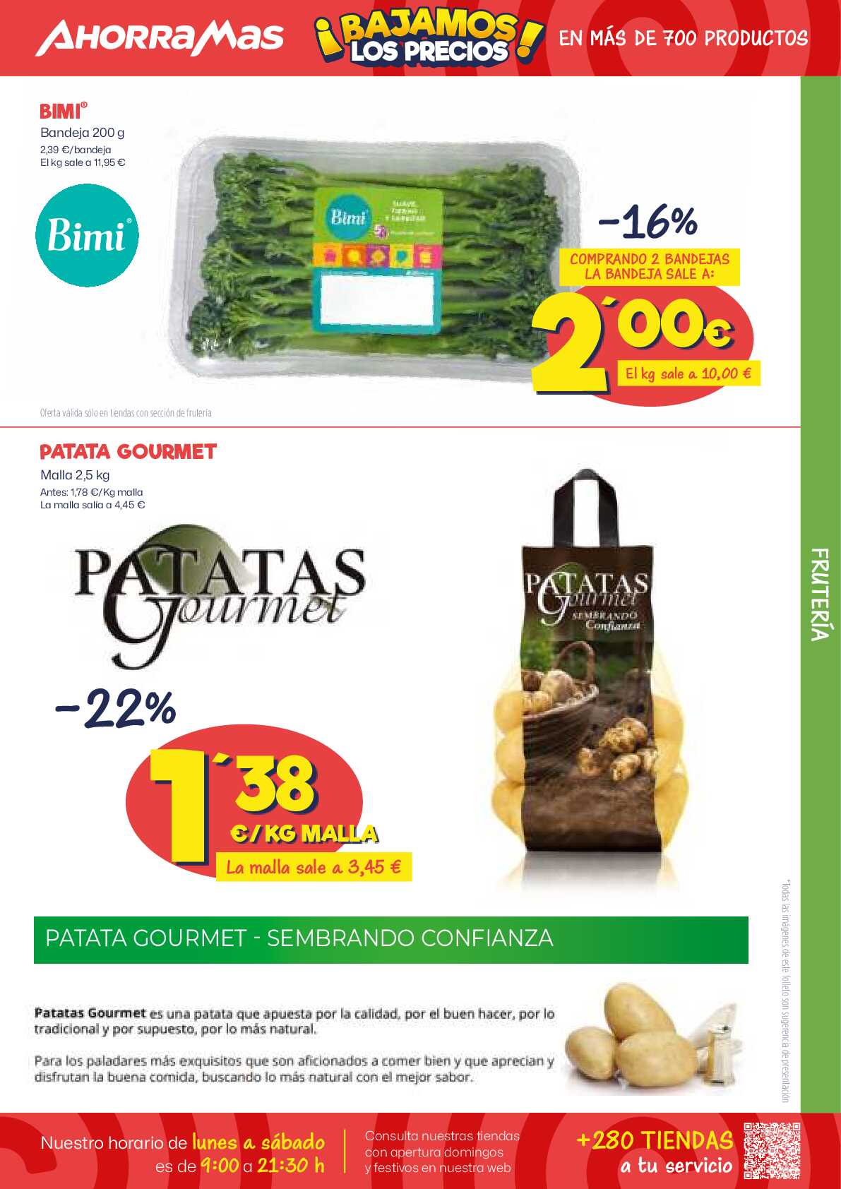 Folleto semanal Ahorramas. Página 03