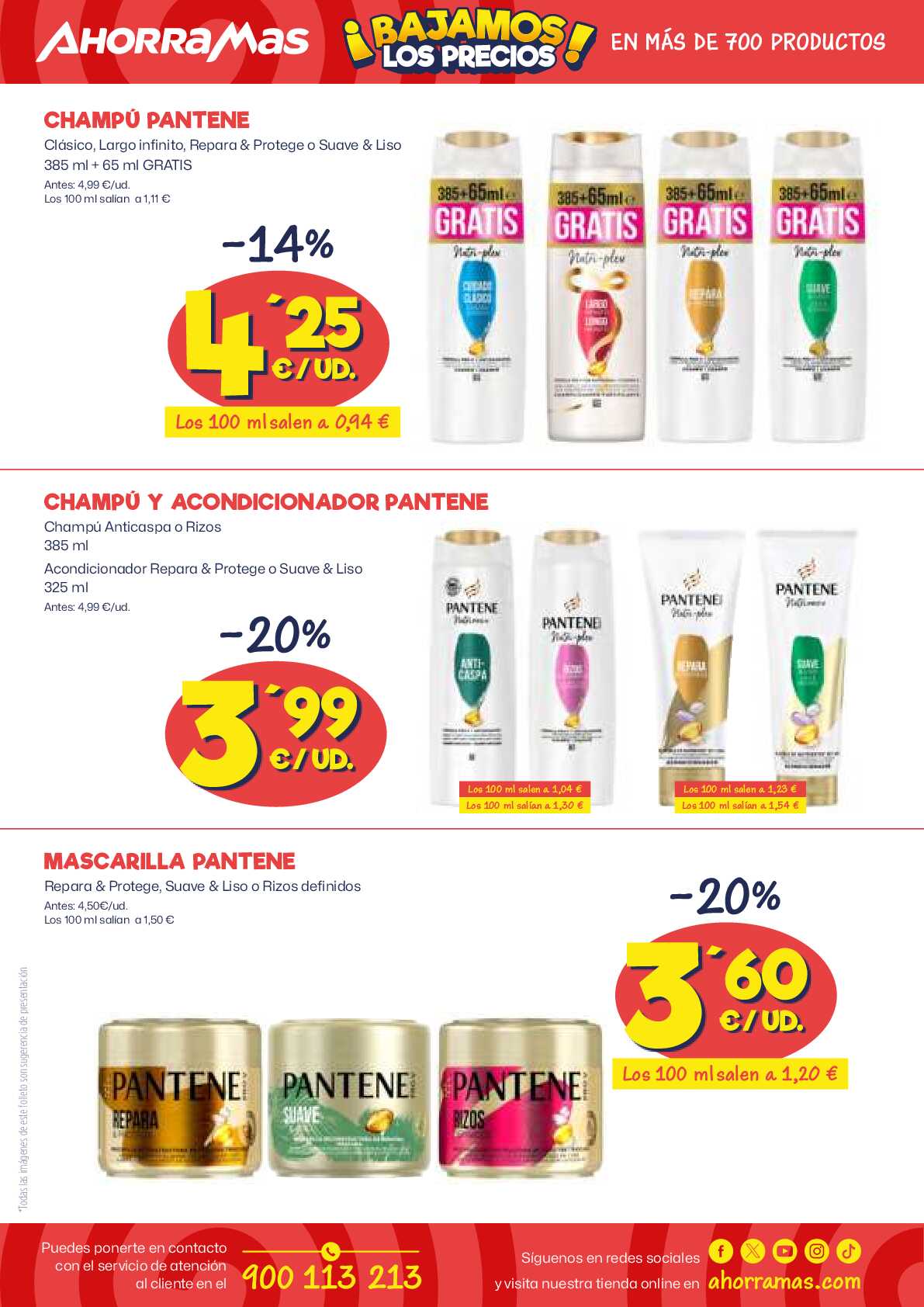 Folleto semanal Ahorramas. Página 16