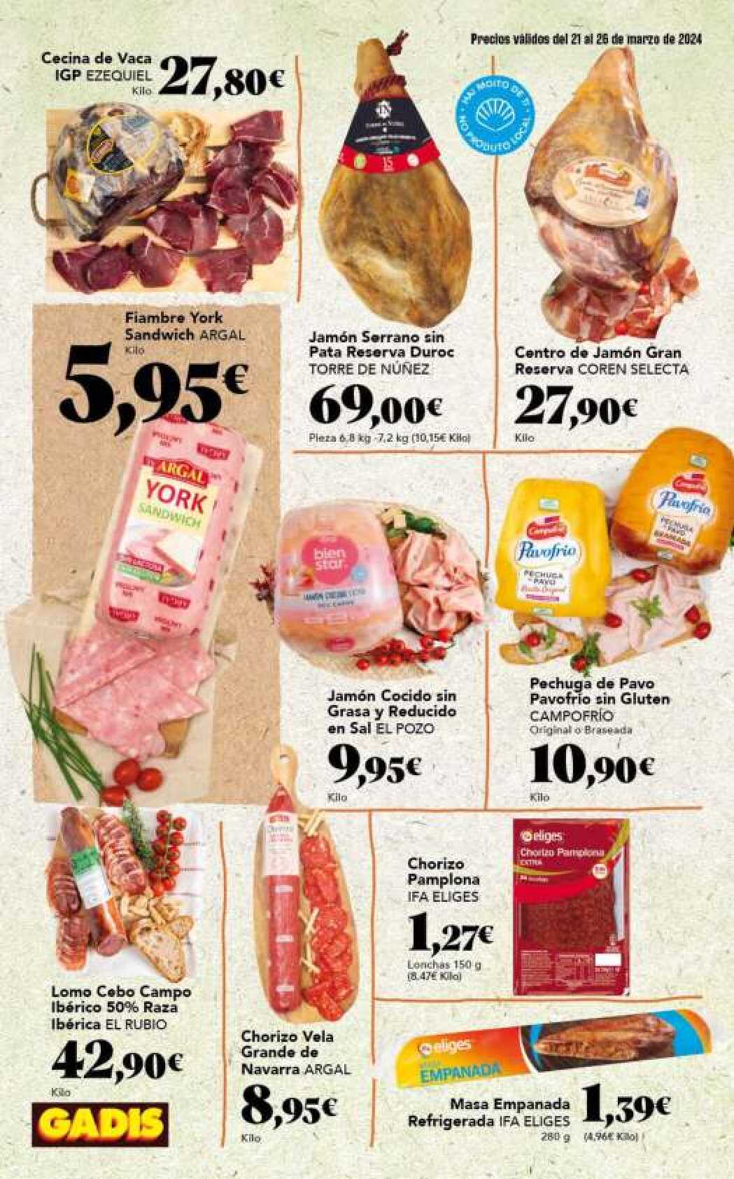 Folleto semanal Gadis. Página 12