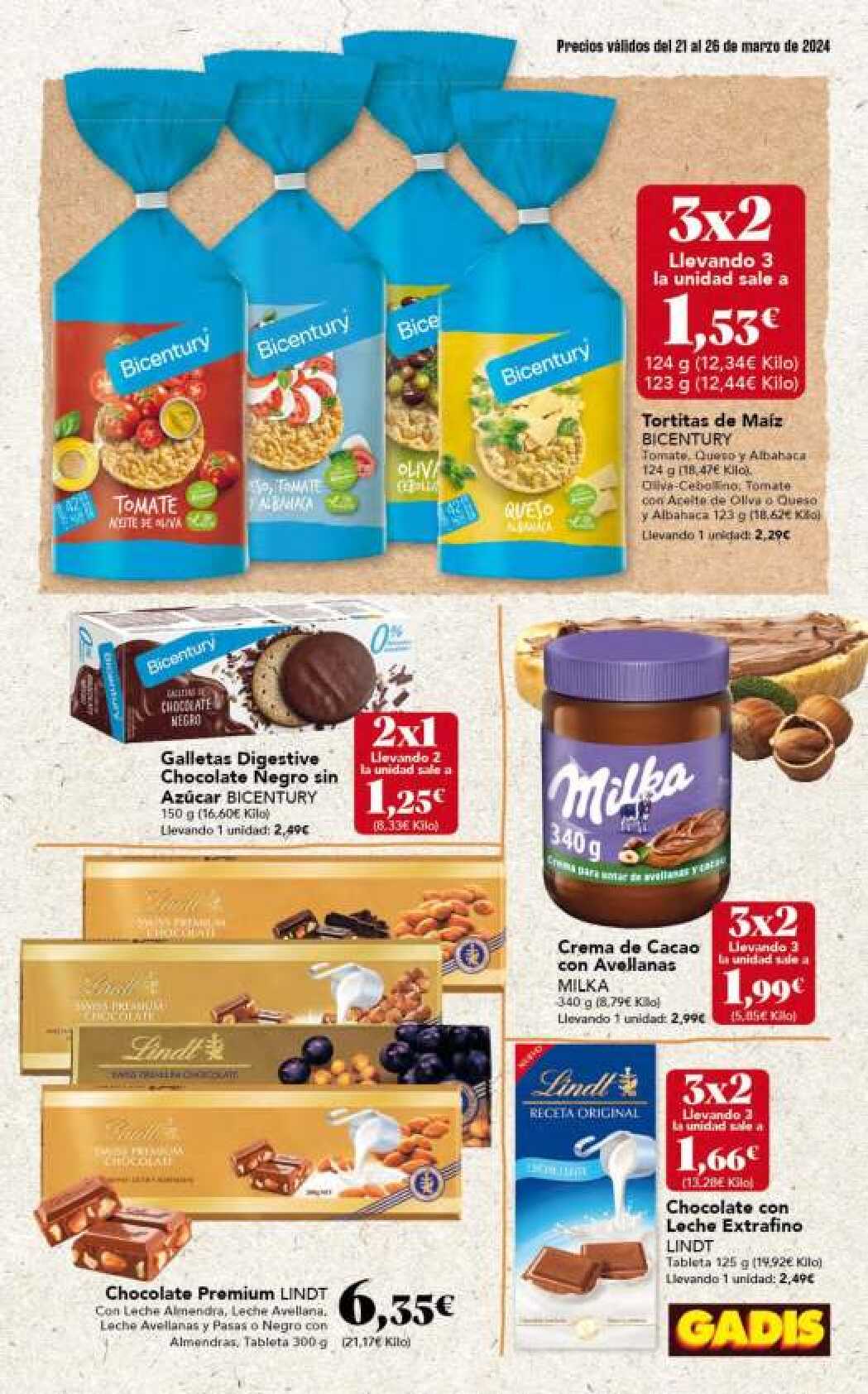 Folleto semanal Gadis. Página 21