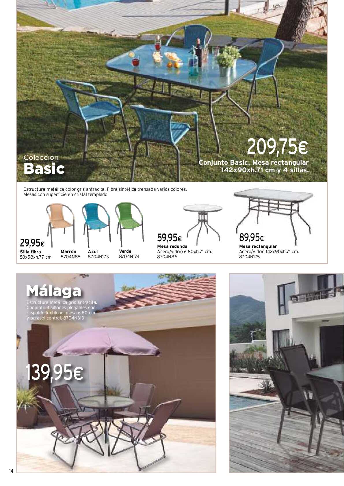 Muebles de exterior Cadena 88. Página 14