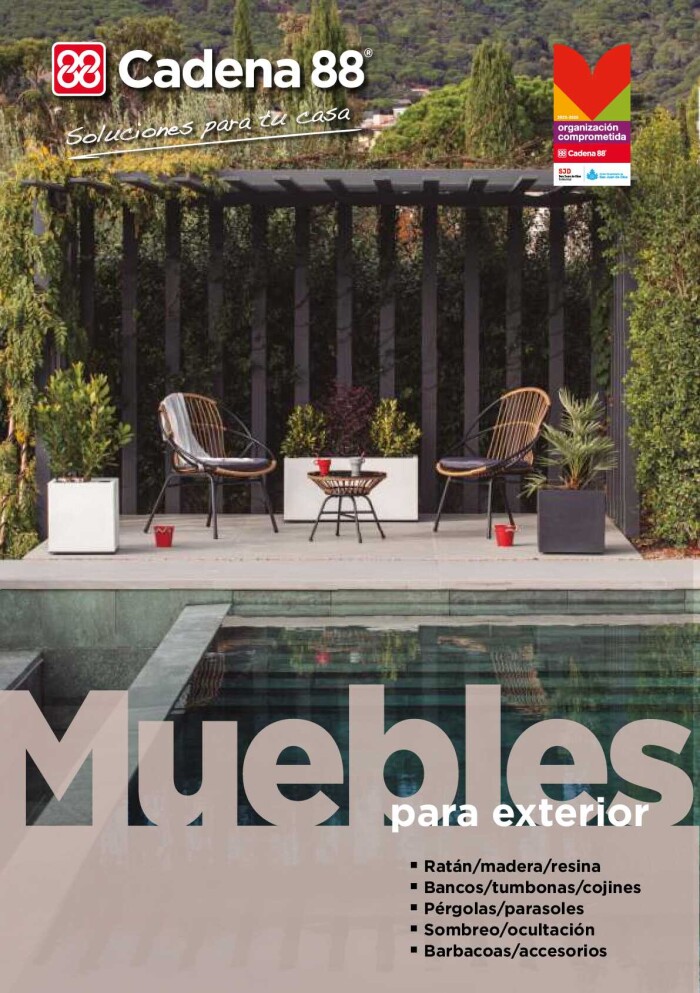 Muebles de exterior Cadena 88. Página de portada