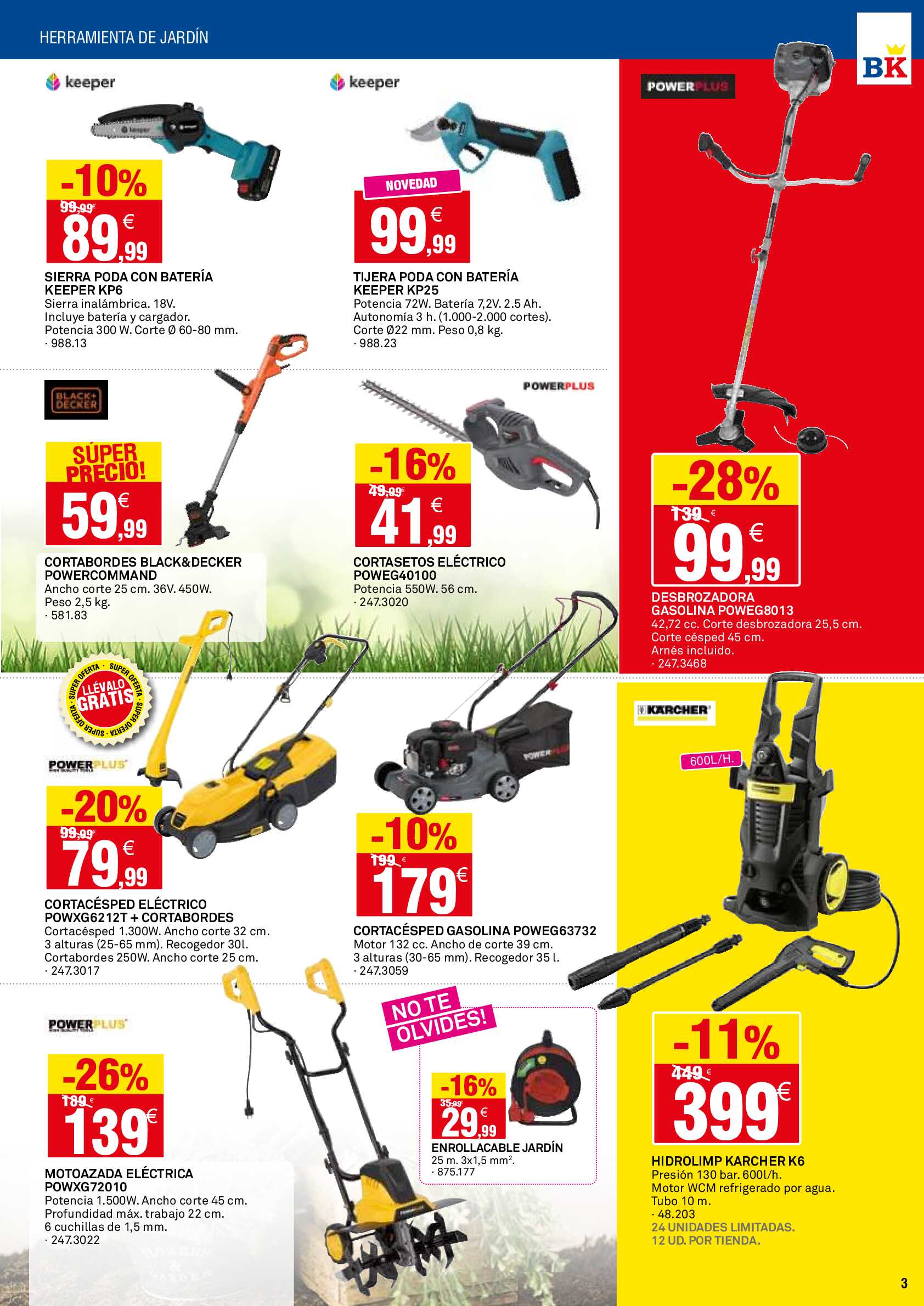 Folleto ofertas Bricoking. Página 03