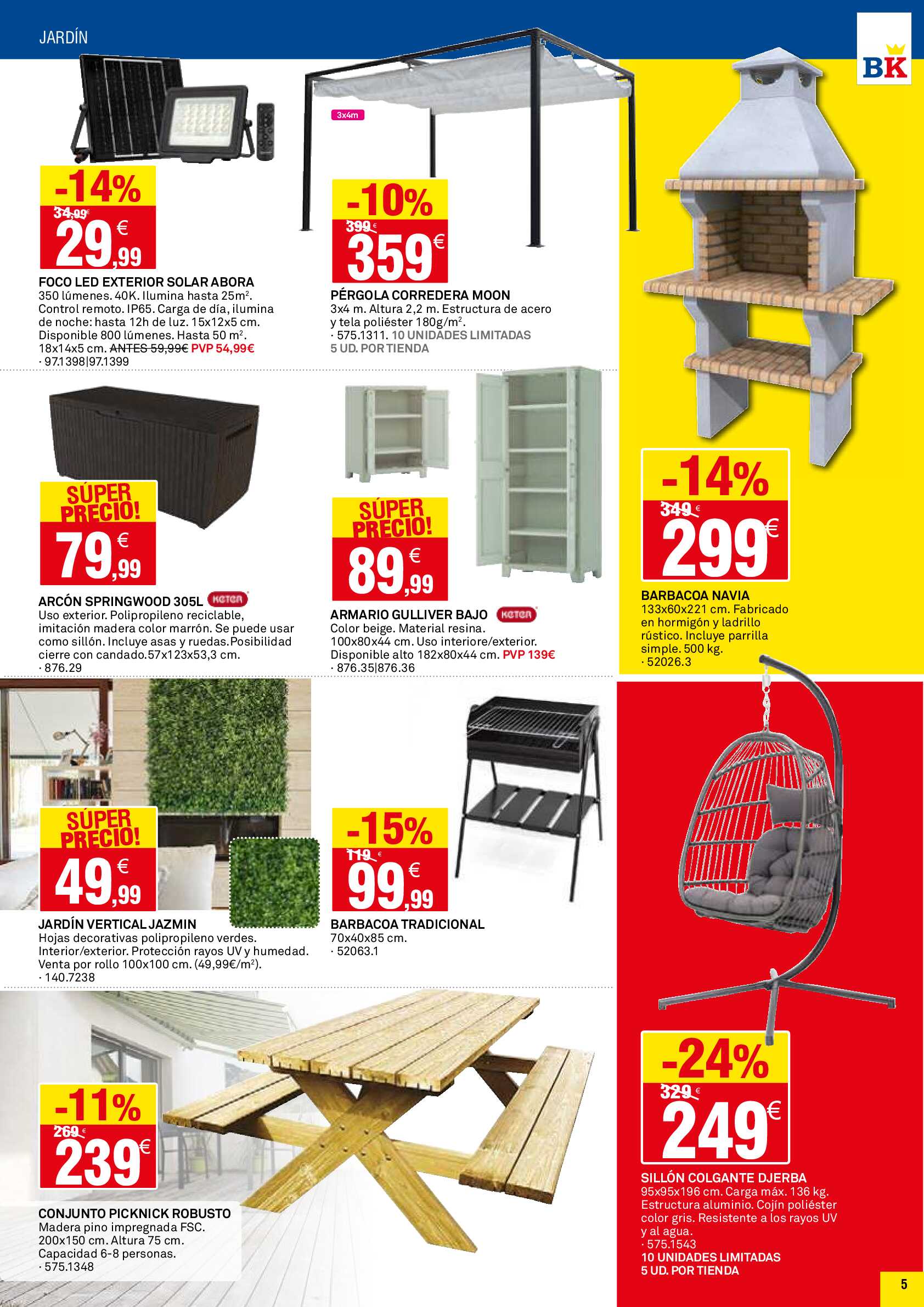 Folleto ofertas Bricoking. Página 05