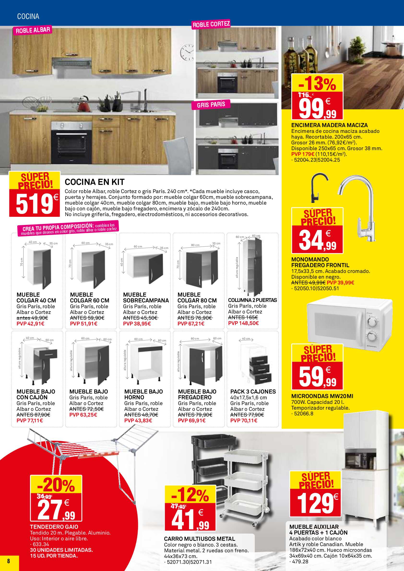 Folleto ofertas Bricoking. Página 08