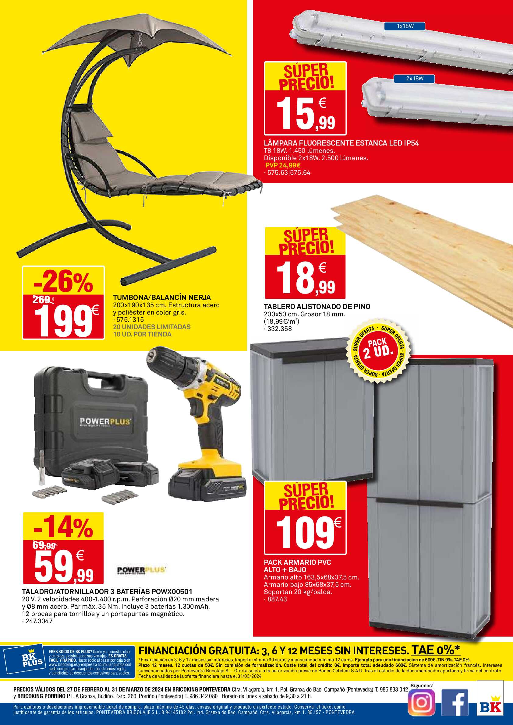 Folleto ofertas Bricoking. Página 12