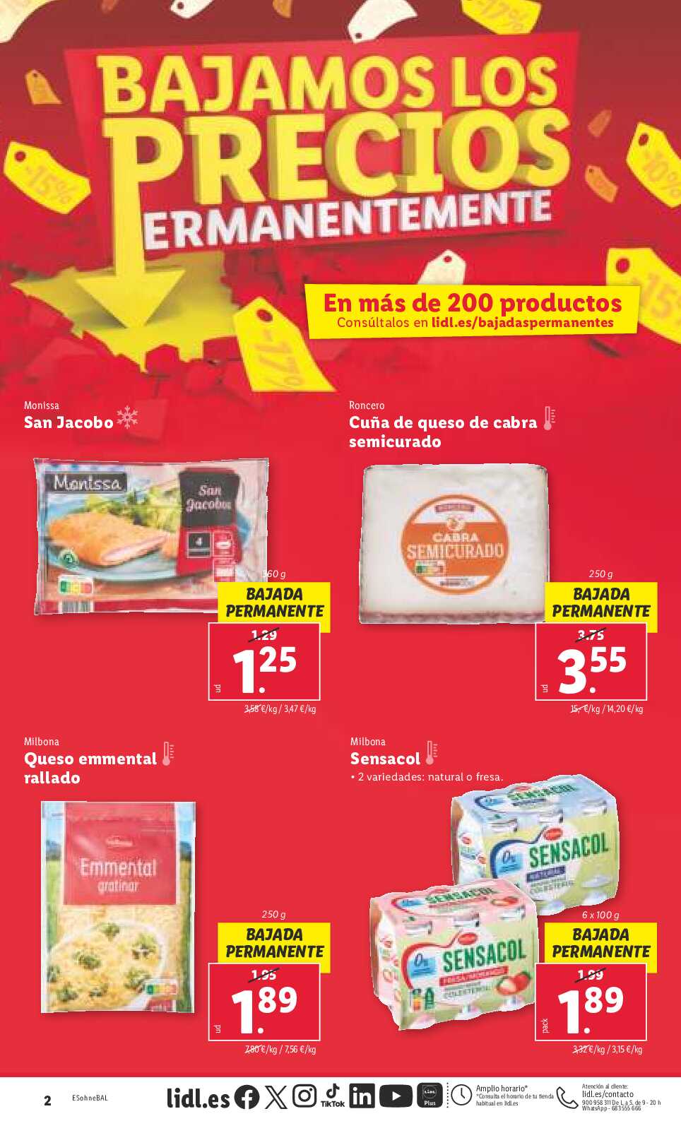 Folleto semanal Lidl. Página 02