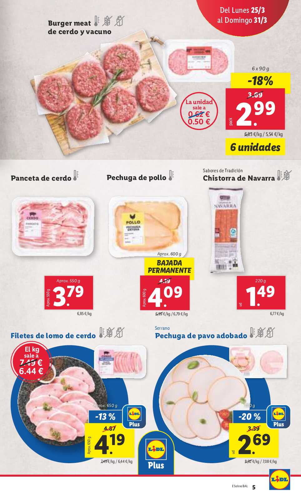 Folleto semanal Lidl. Página 05