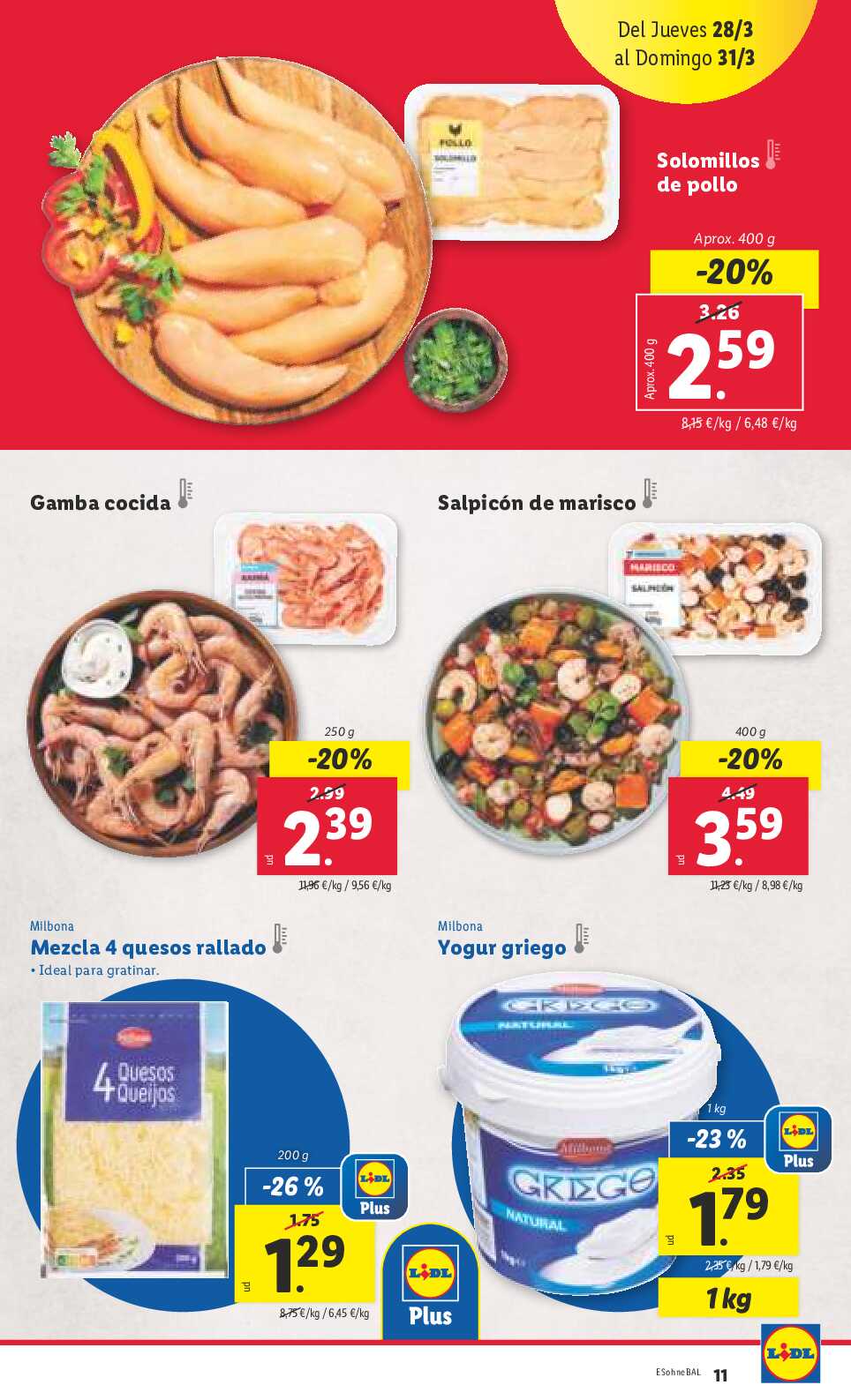 Folleto semanal Lidl. Página 11