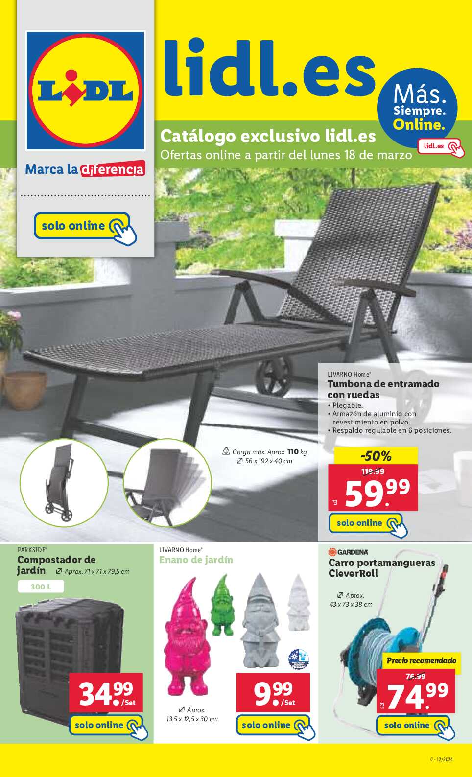 Ofertas jardín Lidl. Página 01