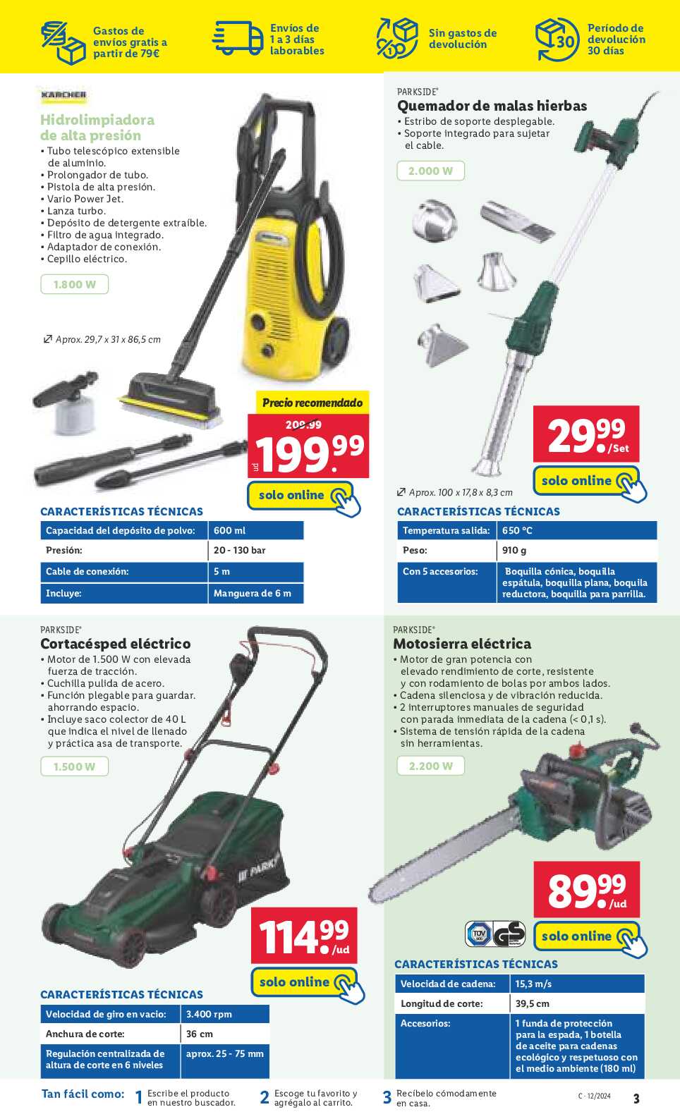 Ofertas jardín Lidl. Página 03