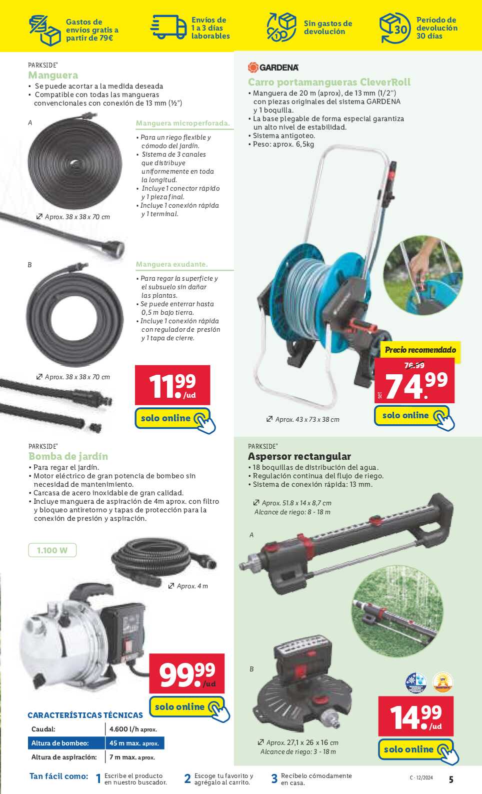 Ofertas jardín Lidl. Página 05