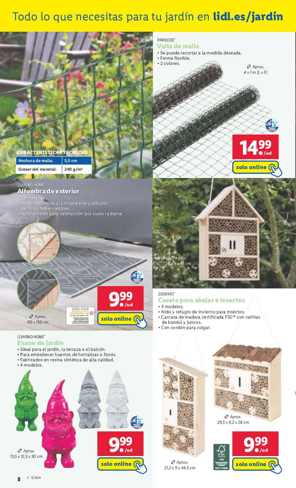 Ofertas jardín Lidl. Página 08