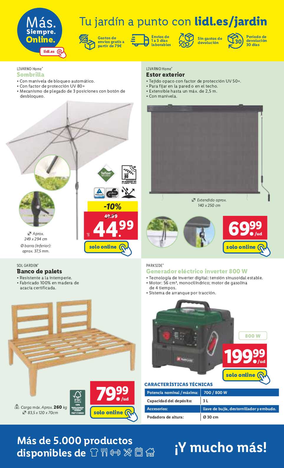 Ofertas jardín Lidl. Página 12