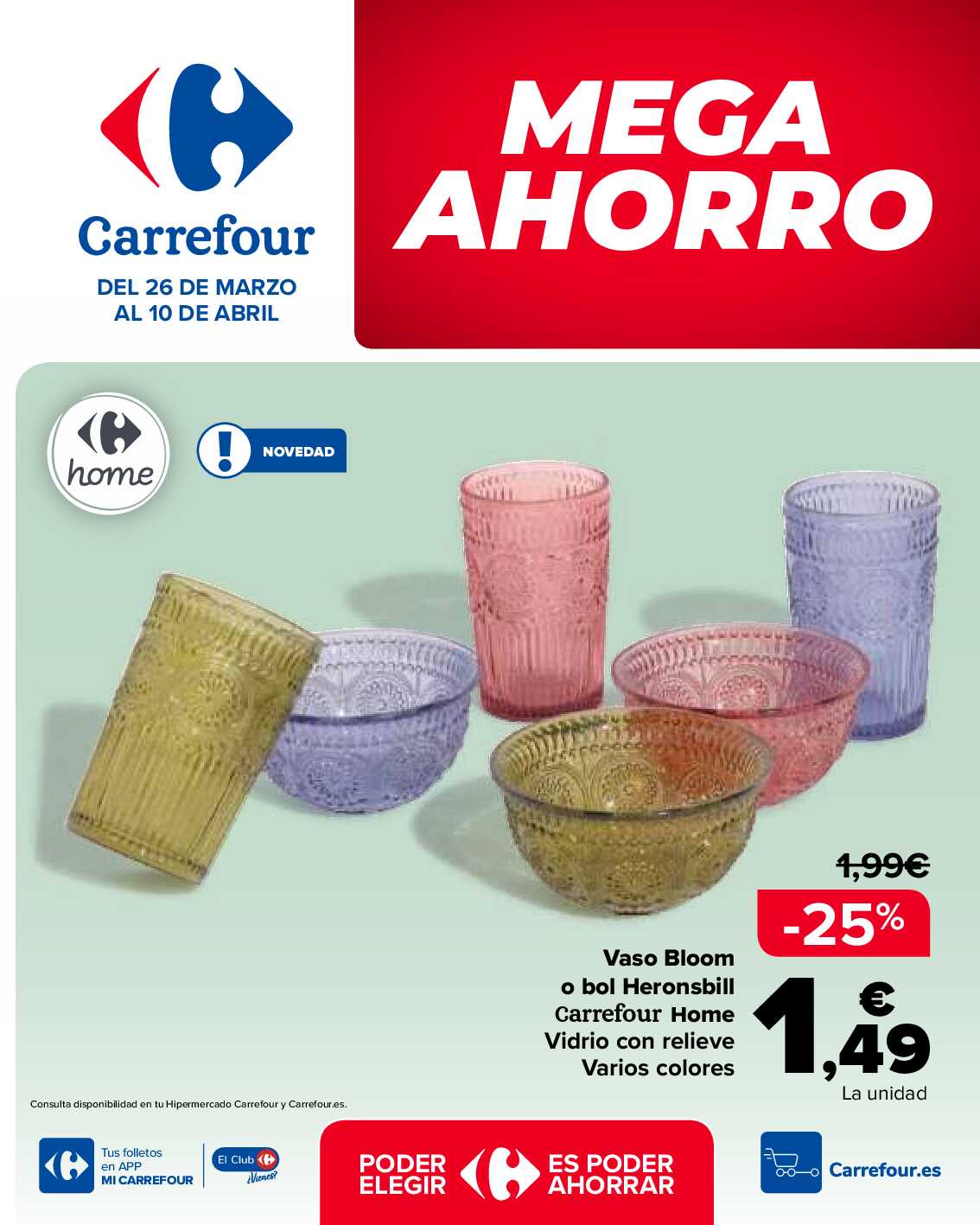 Mega ahorro Carrefour. Página 01