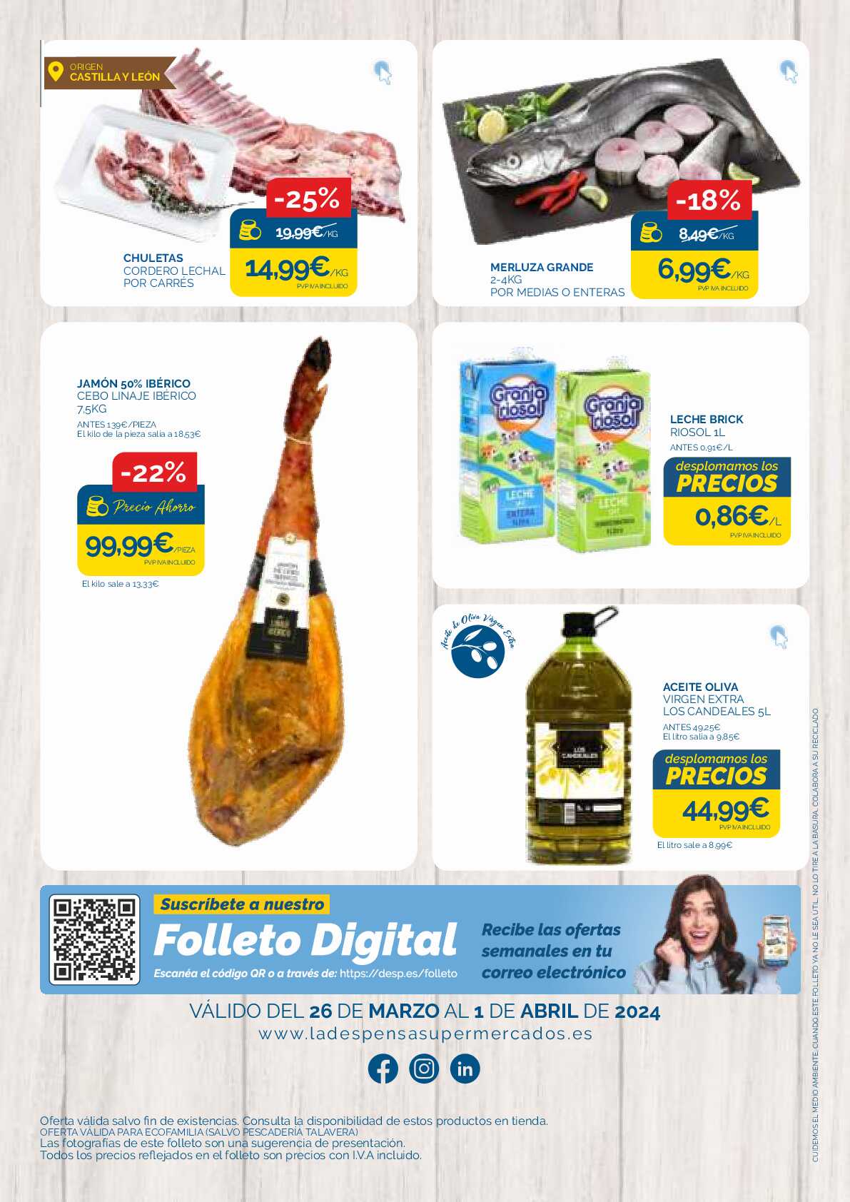 Folleto semanal Cash Ecofamilia. Página 04