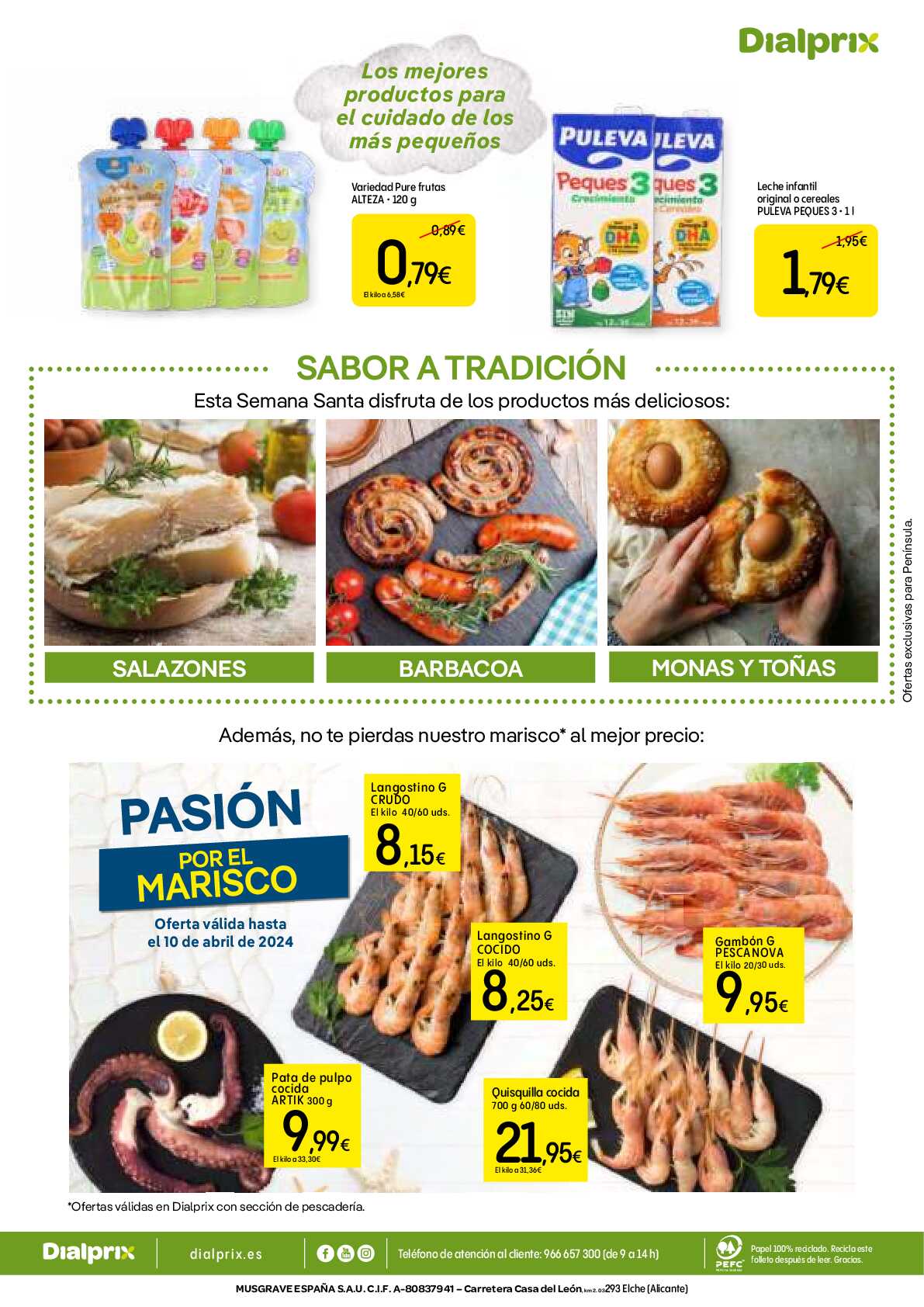 Productos con sabor a tradición Dialprix. Página 08