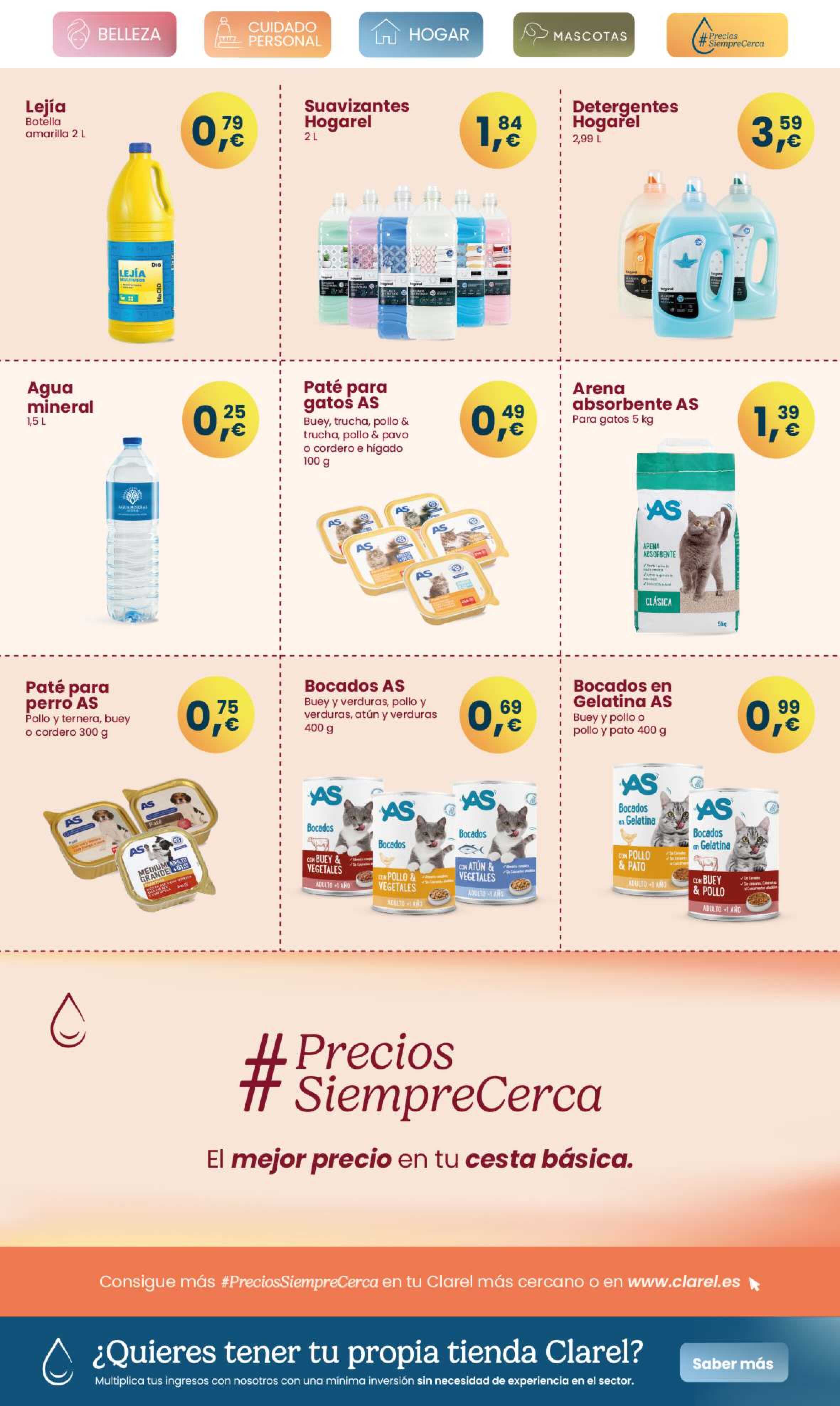 Folleto quincenal Clarel. Página 13