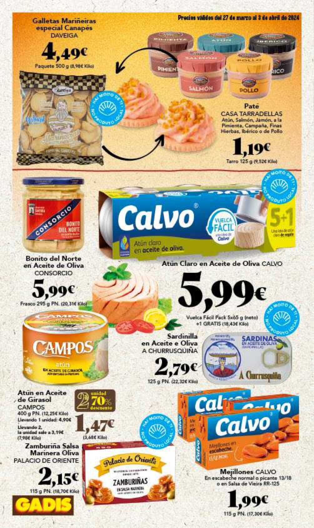 Folleto semanal Gadis. Página 28