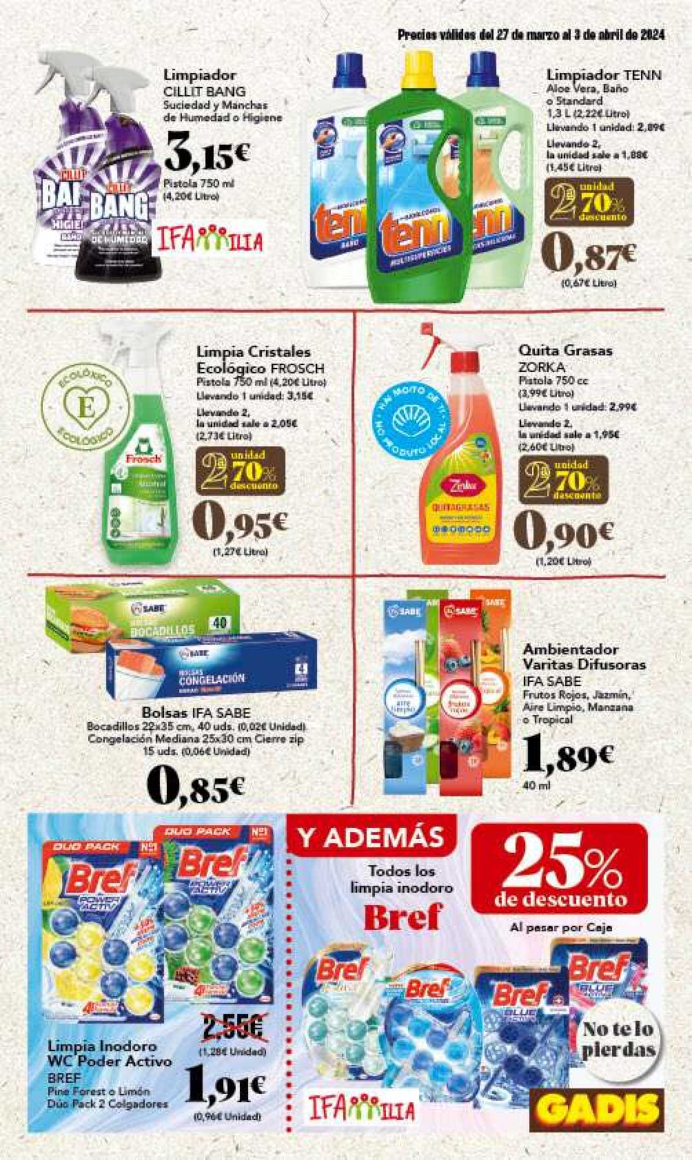 Folleto semanal Gadis. Página 43