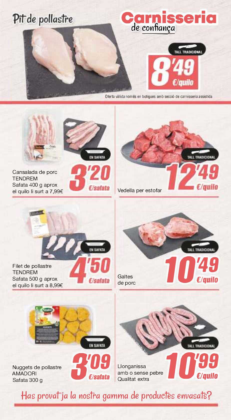Folleto semanal Spar. Página 03