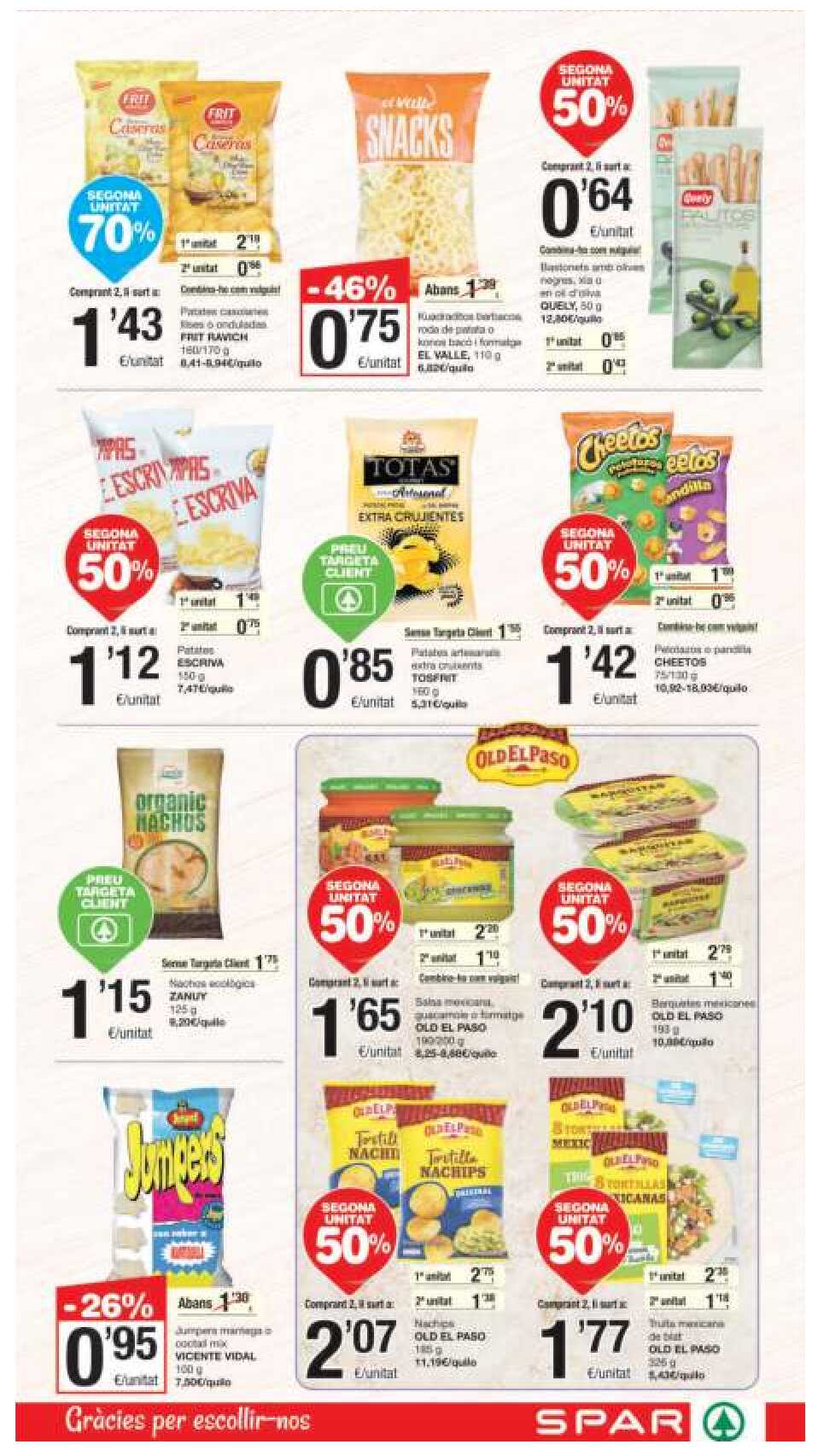 Folleto semanal Spar. Página 15