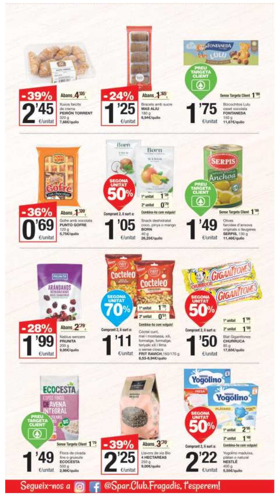 Folleto semanal Spar. Página 16
